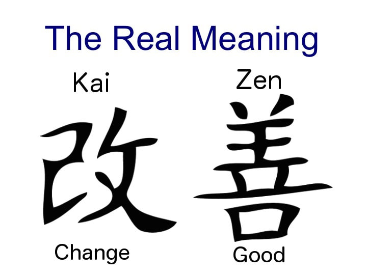 kanji i meaning of The real KAIZEN Anderson meaning â€“ Katie