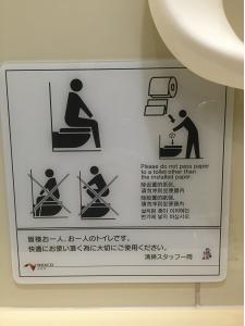 How to use a Western-style toilet.