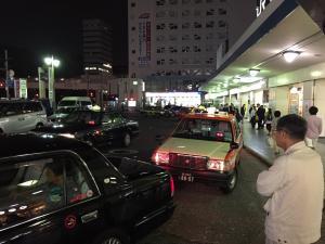 Shinagawa taxi queue