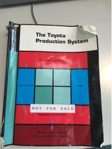 First edition of "The Toyota Production System"