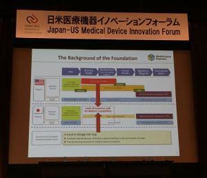 Japan vs U.S. innovation "ecosystems" - slide courtesy of the Japan-U.S. Biodesign Innovation Forum