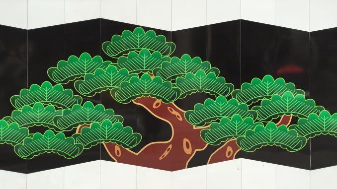 Japanese cyprus trees