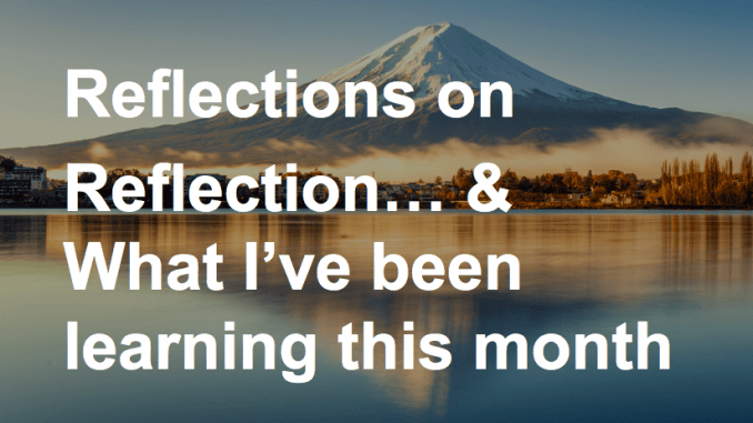 Reflections on Reflection