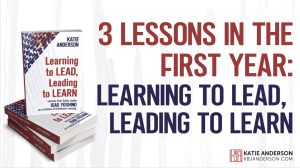 3 Lessons Learned in the first year