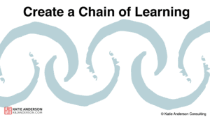 create a chain of learning