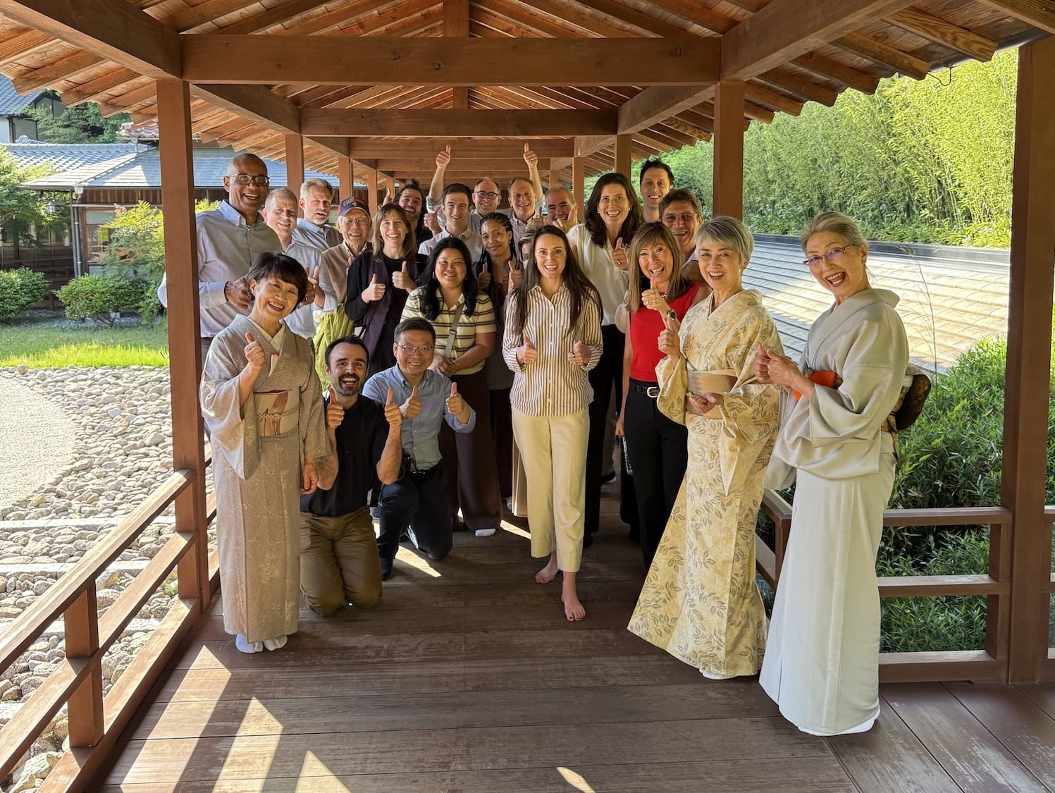 Global leaders participating in Katie Anderson's Japan Leadership Experience leadership development program.