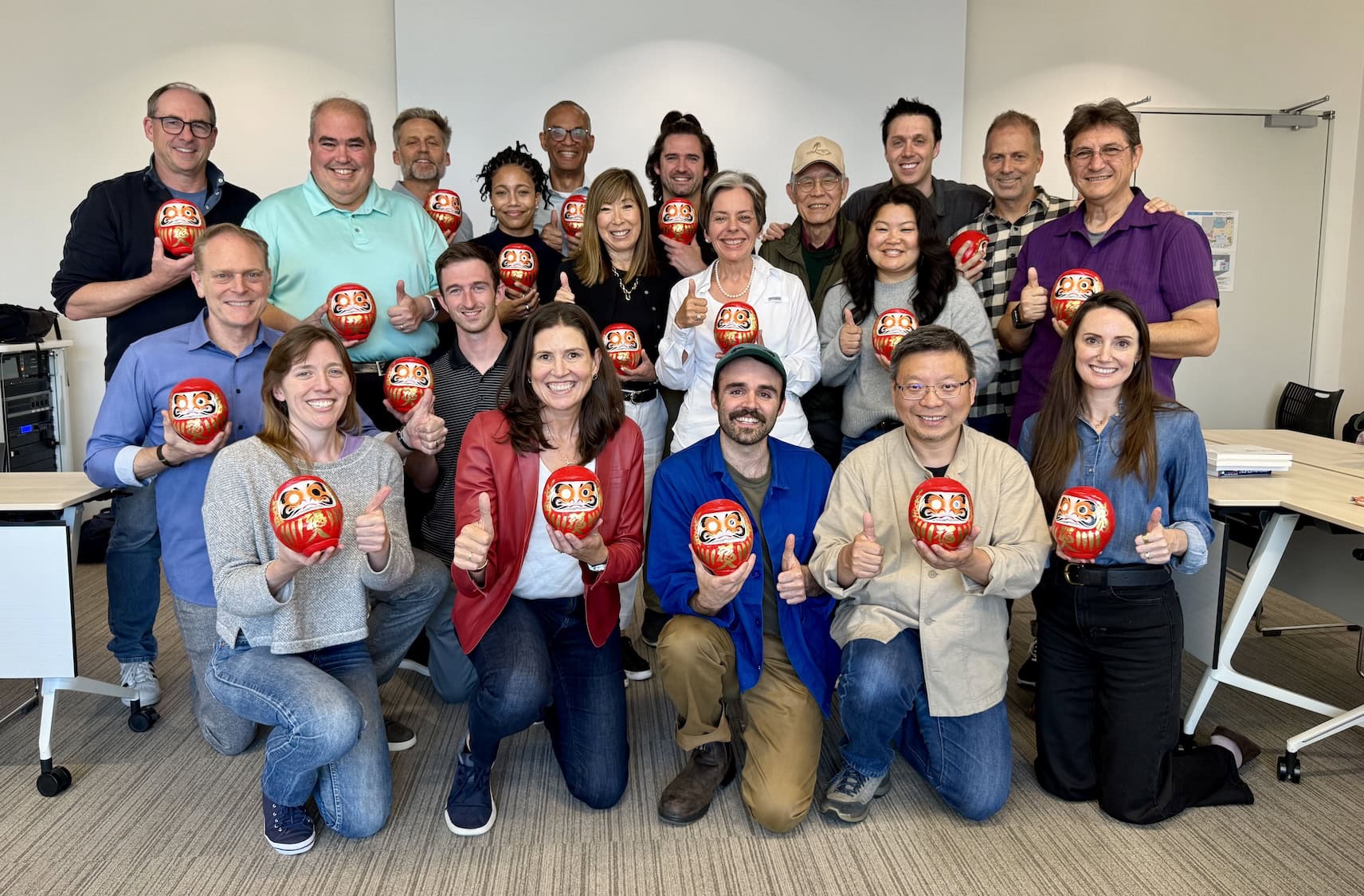 Graduates celebrating completion of Katie Anderson's Japan Leadership Experience leadership development program.